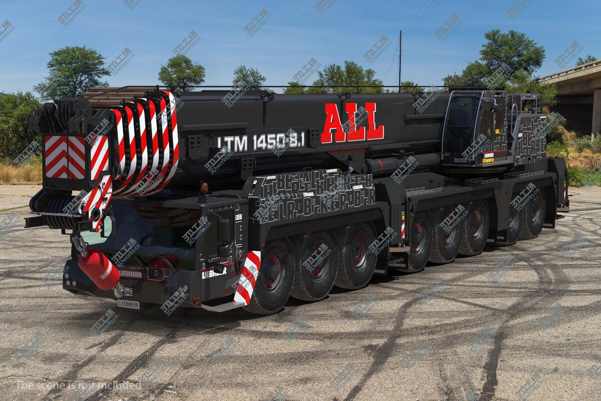 images/goods_img/202105071/3D Liebherr LTM 1450 81 Mobile Crane/5.jpg